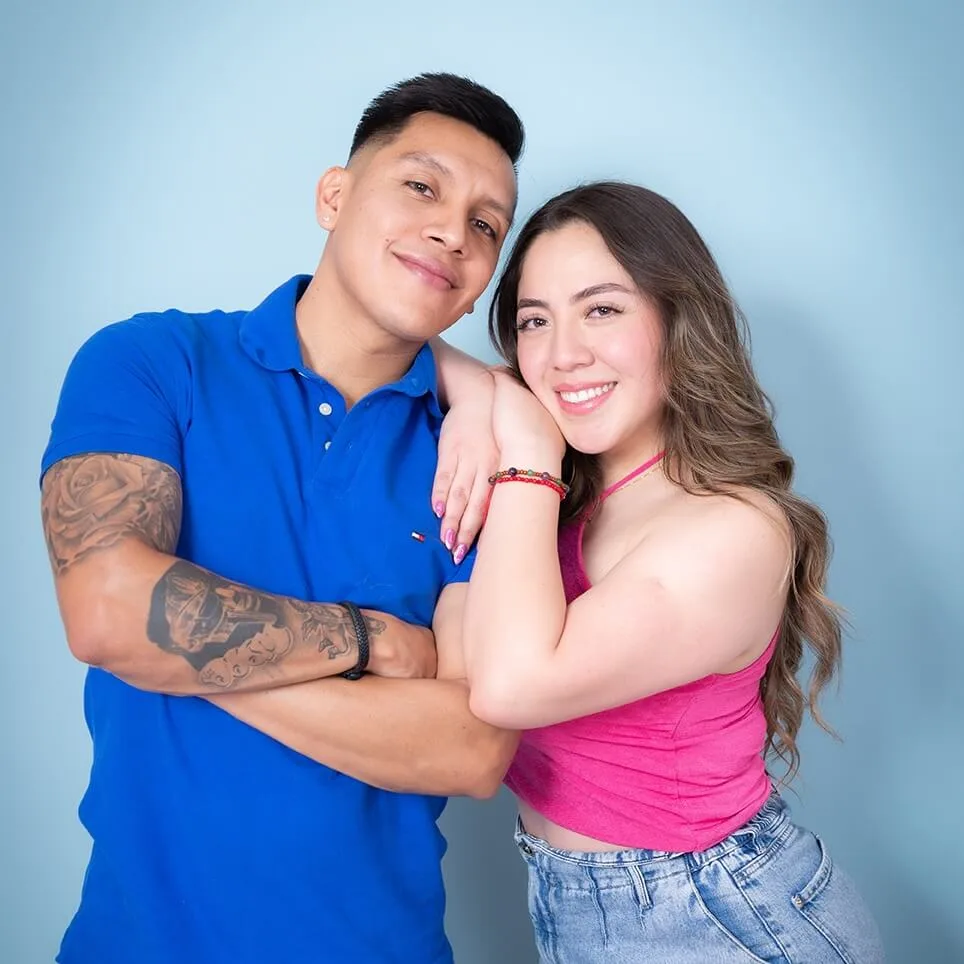 Sesión de pareja en estudio