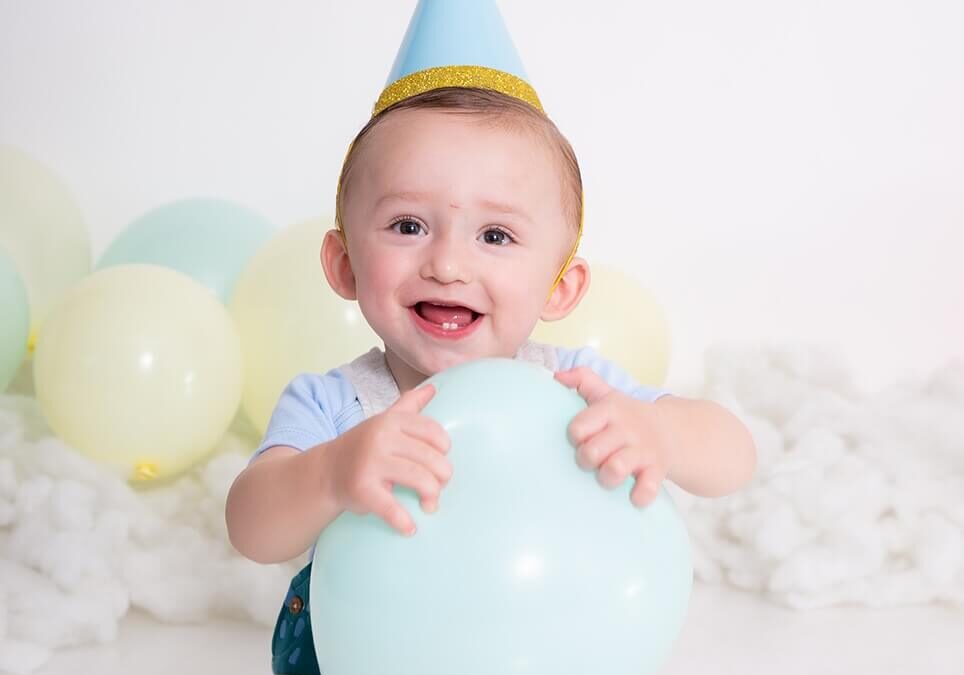 Sesión de cumple de bebé