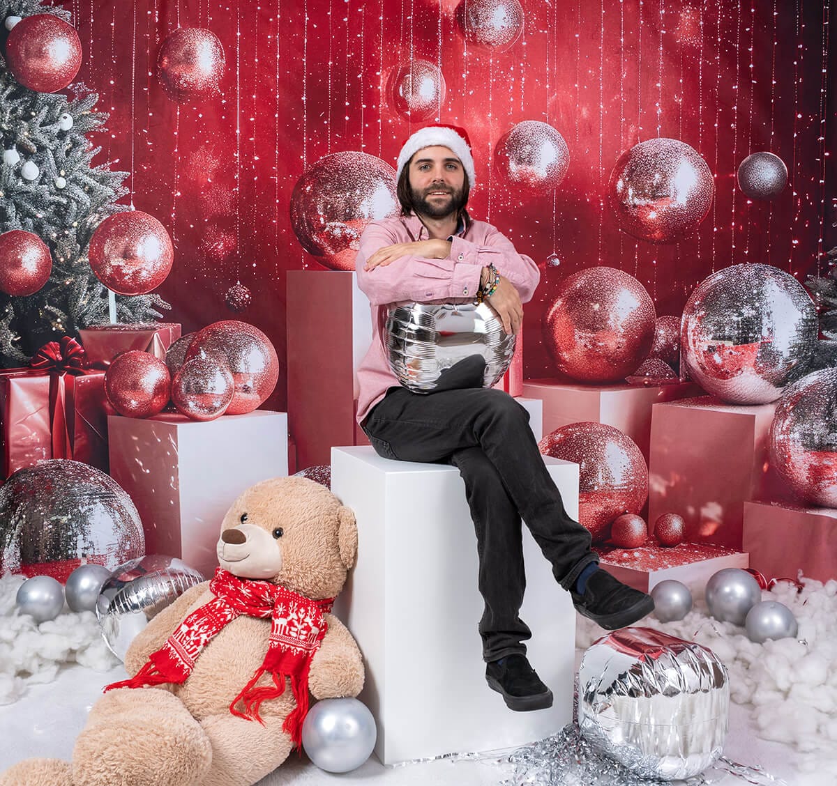 Set de fotos navideño