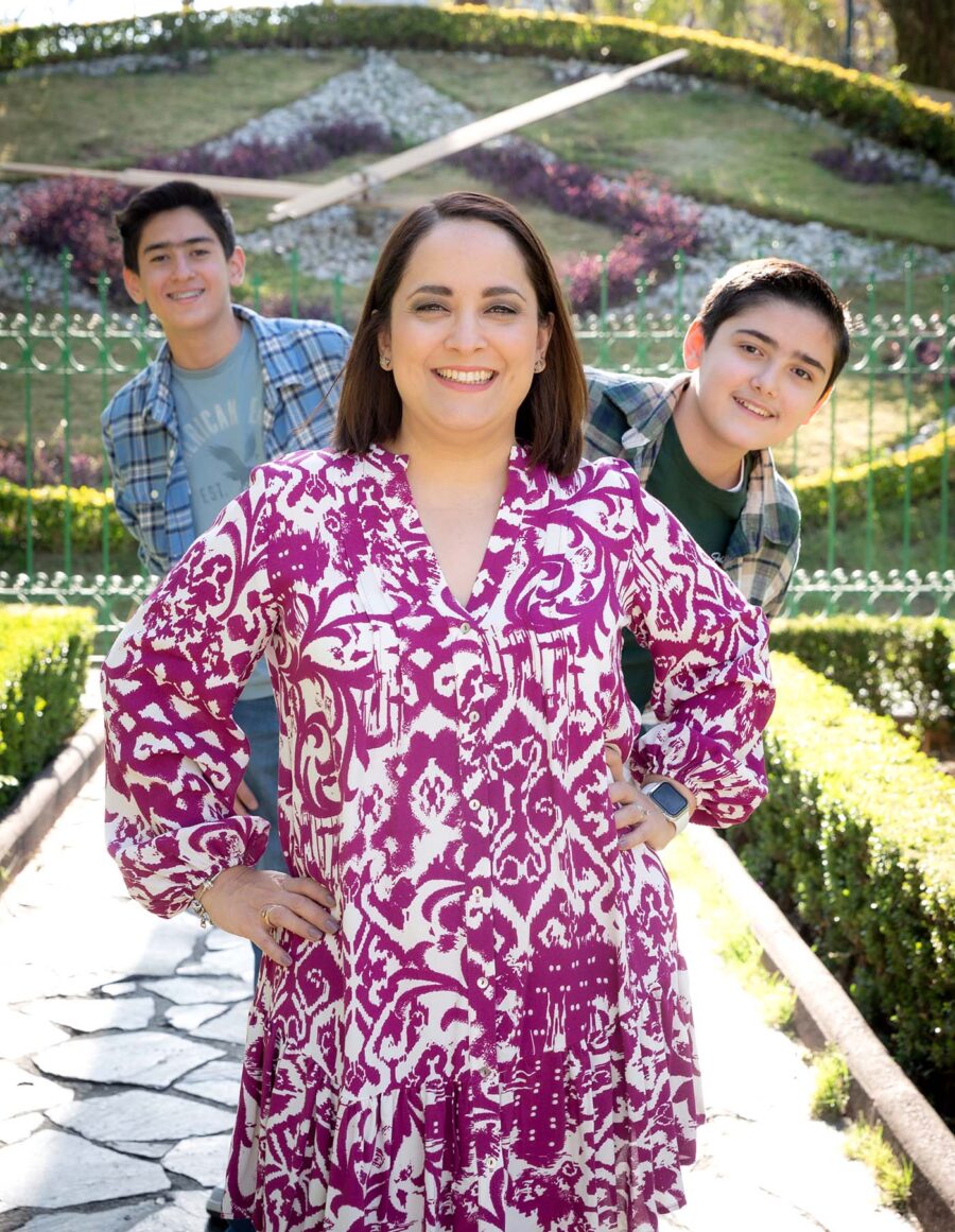 Retrato familiar en CDMX