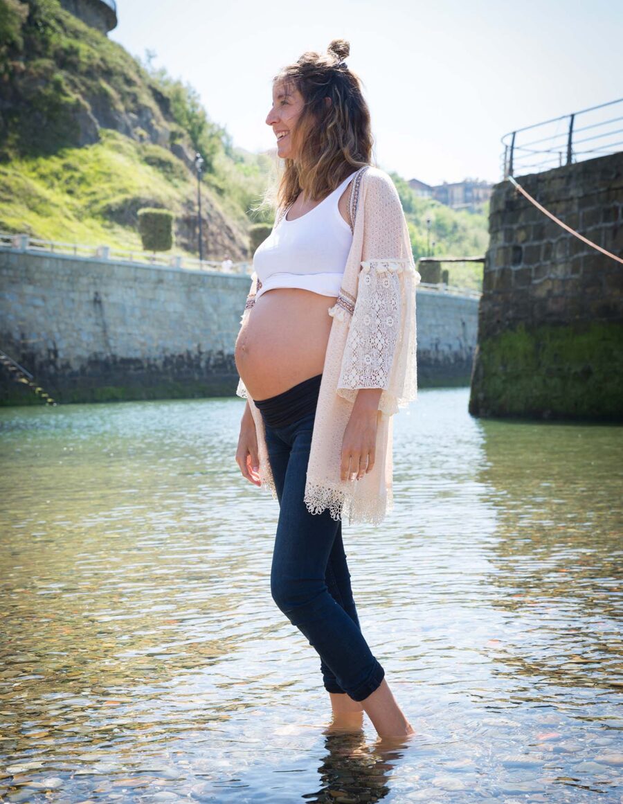 sesión de embarazo en locación