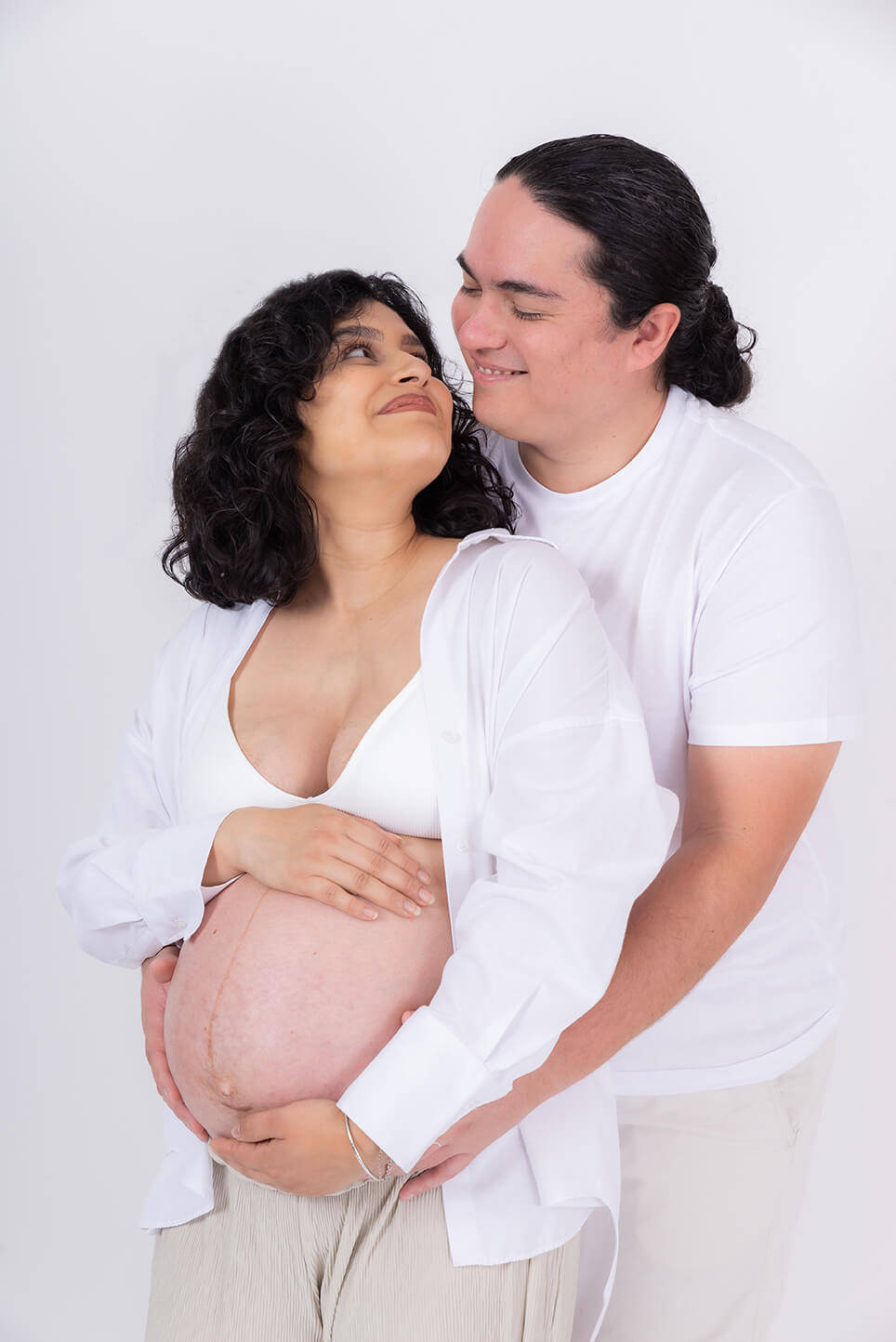 Sesión de embarazo en pareja