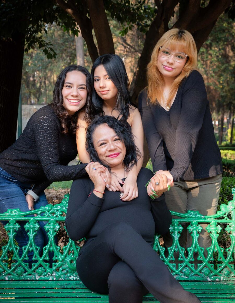 Sesión de fotos familiares en CDMX