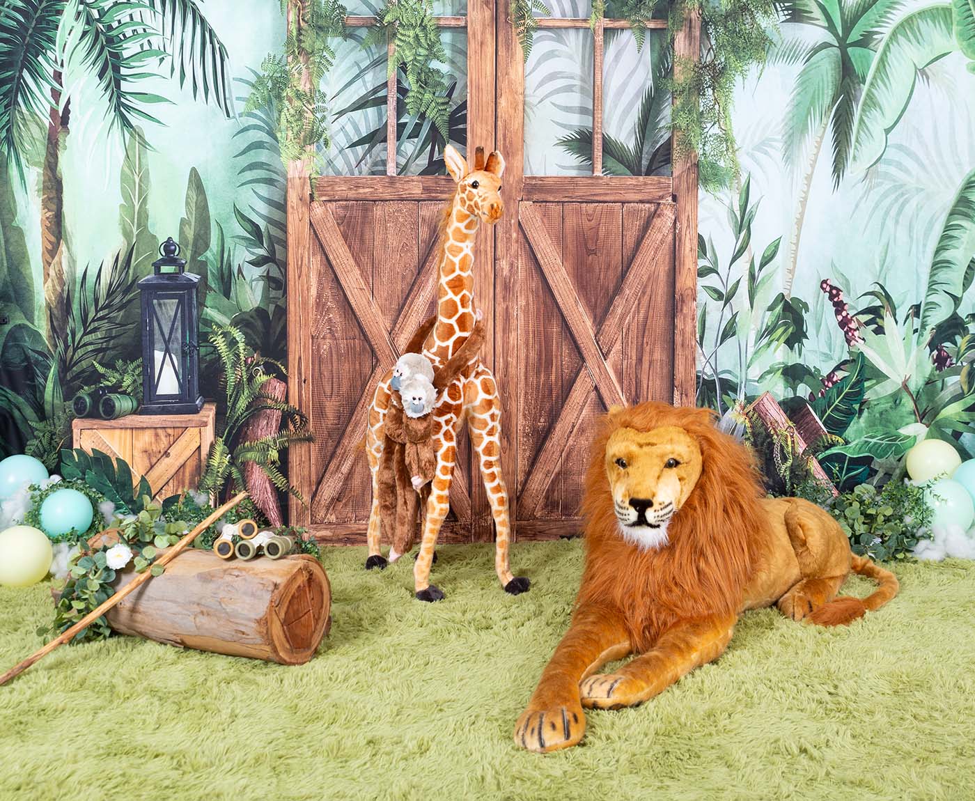 Set Safari para sesión de fotos infantil Set Safari para sesión de fotos infantil