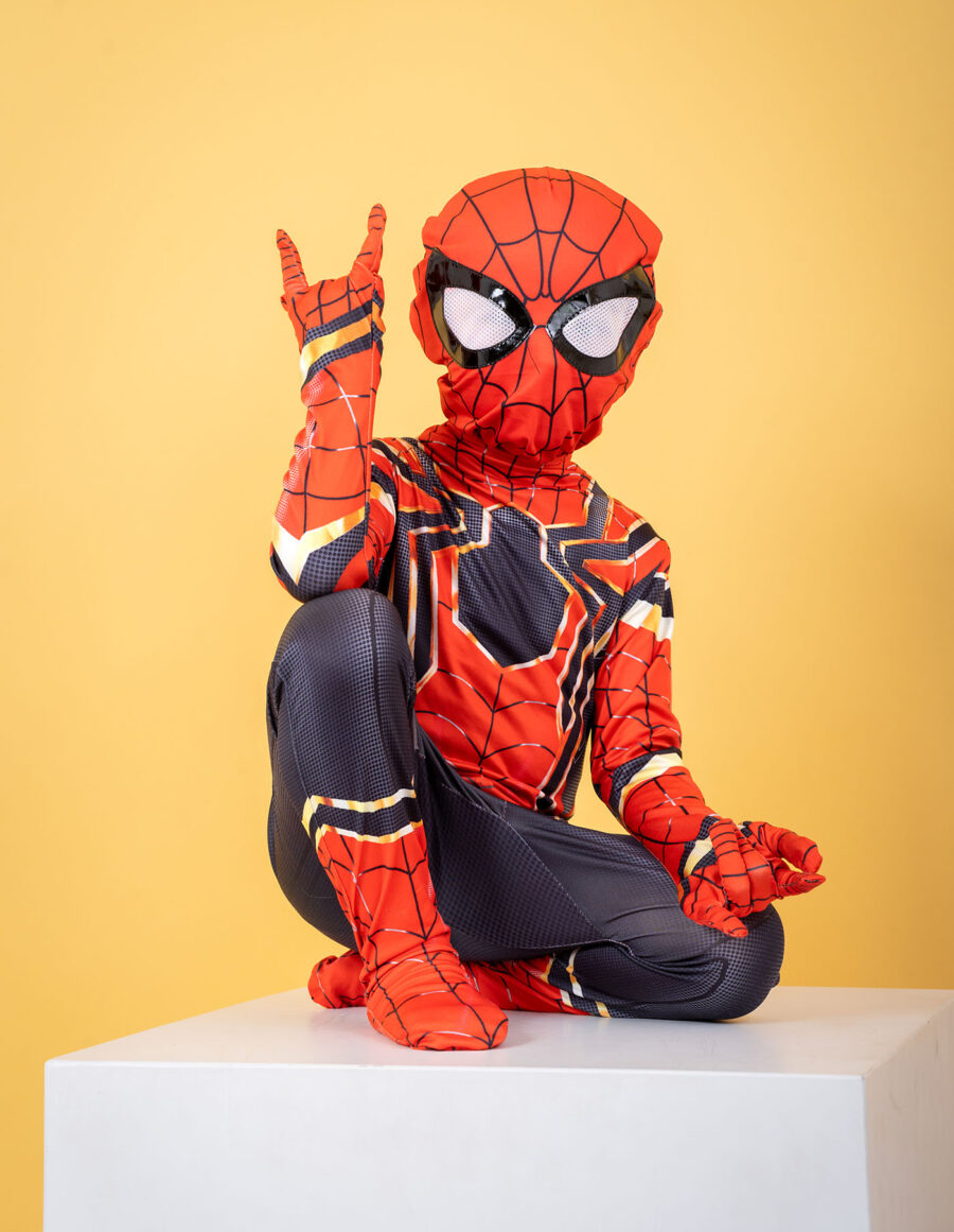 Sesión de fotos infantil con disfraz