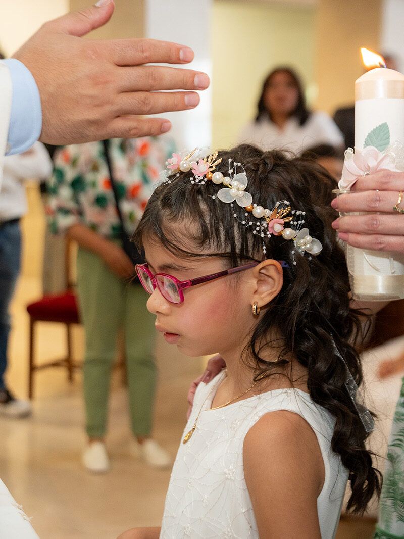 Fotografías familiares en comunión