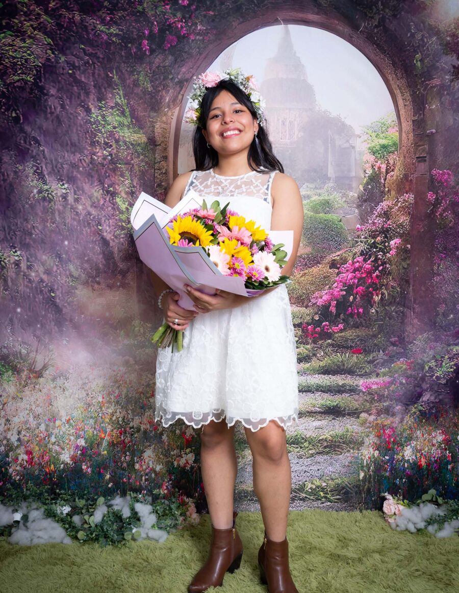Sesión fotográfica de quinceañera