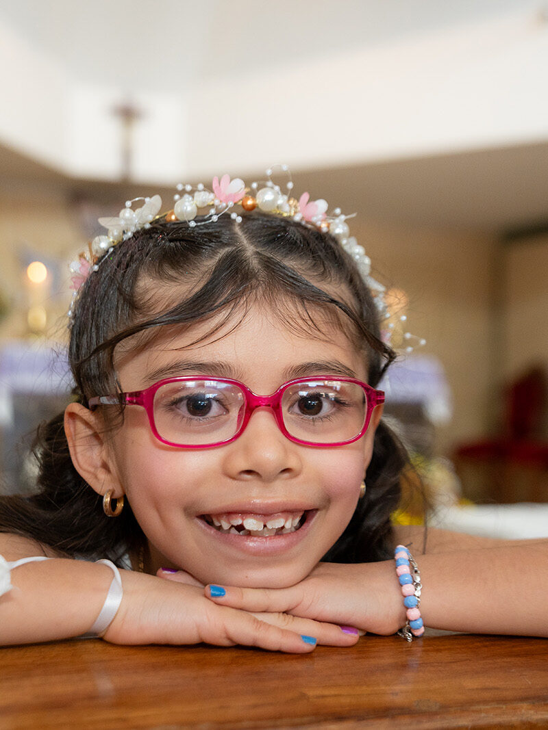 Fotografías de celebración de comunión