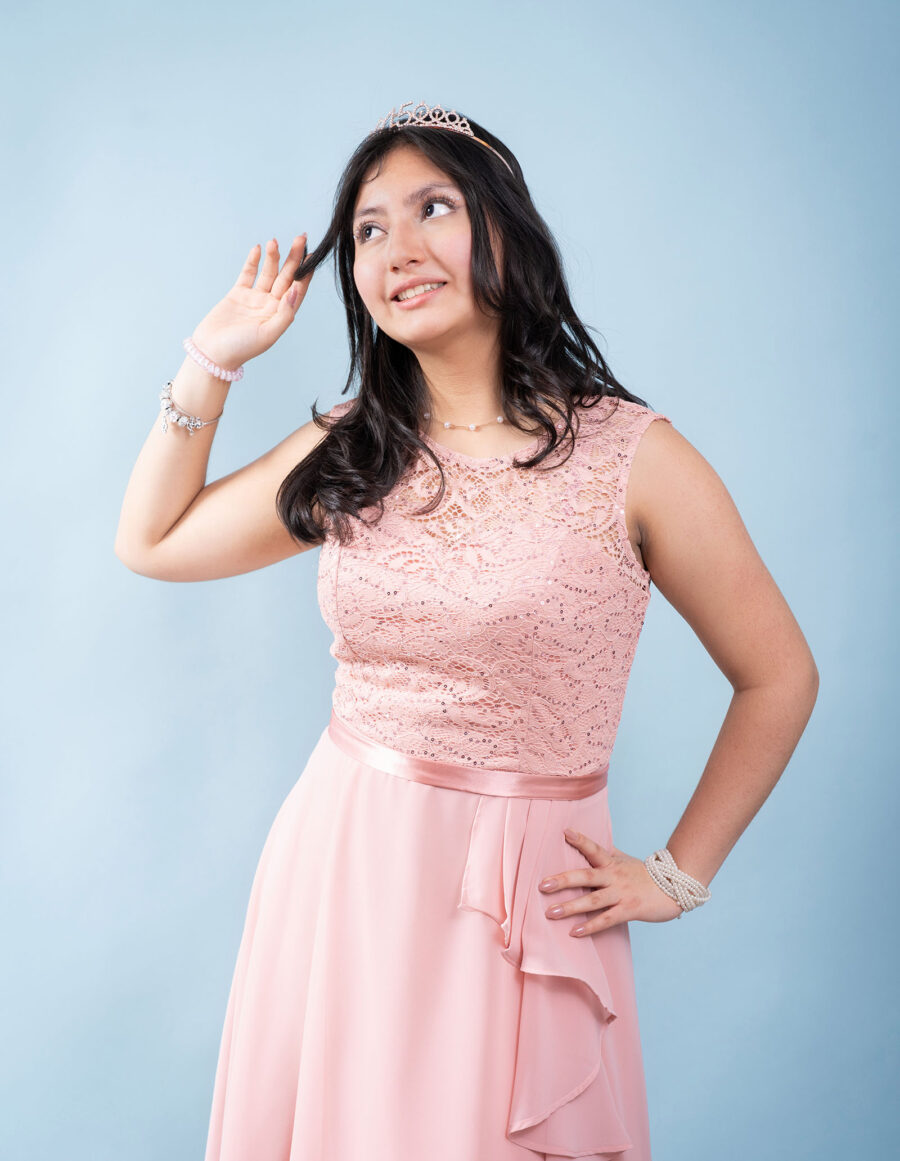 Retrato profesional para quinceañera