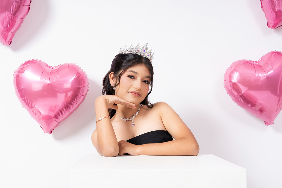 Fotografías naturales de XV años