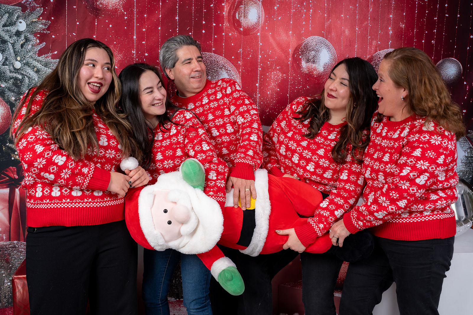 ropa para sesión de fotos de Navidad