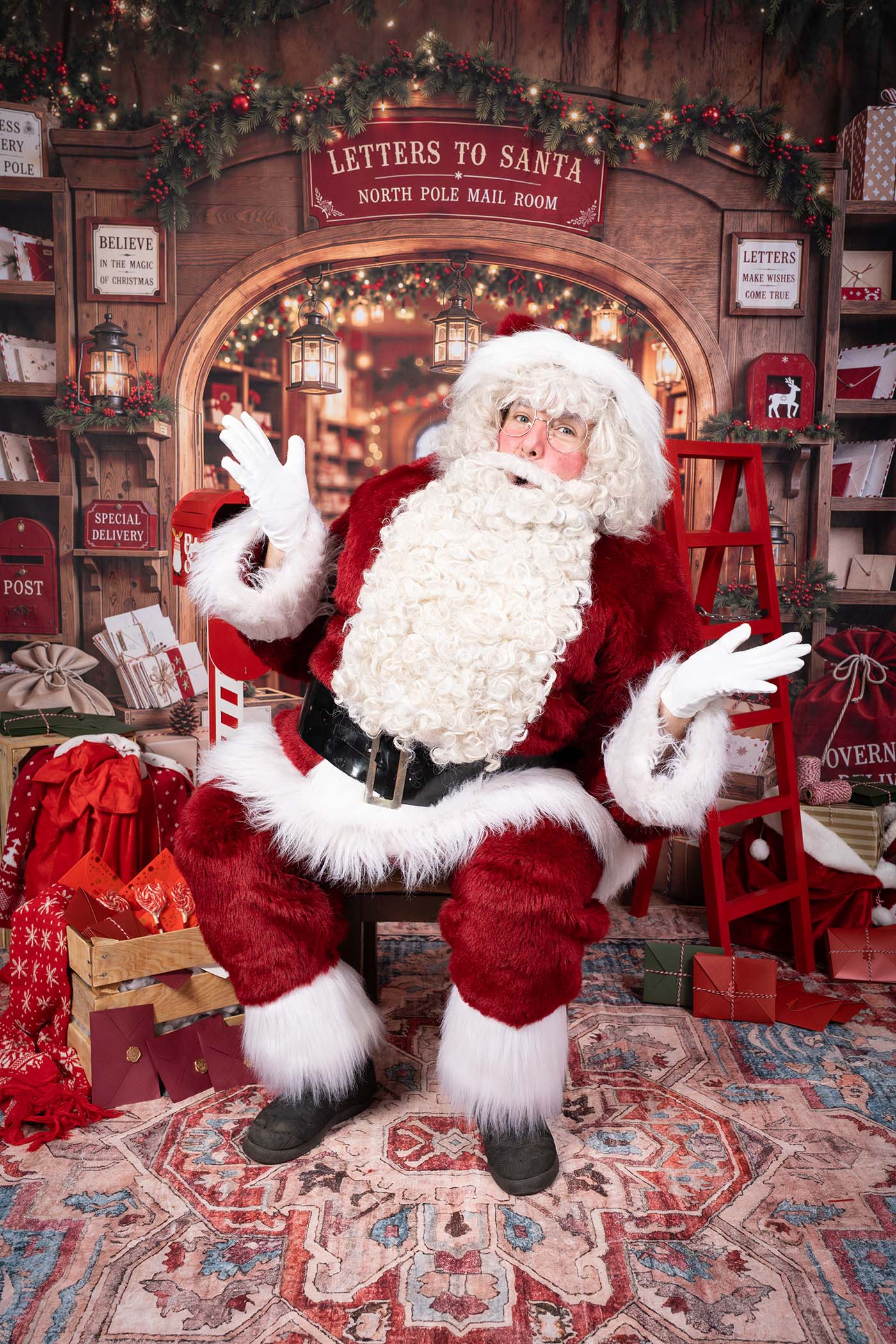 Sesión de fotos con Santa Claus Sesión de fotos con Santa Claus